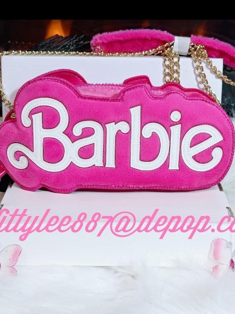 Barbie Pink Logo Barbie Bag - Picture 2 of 7